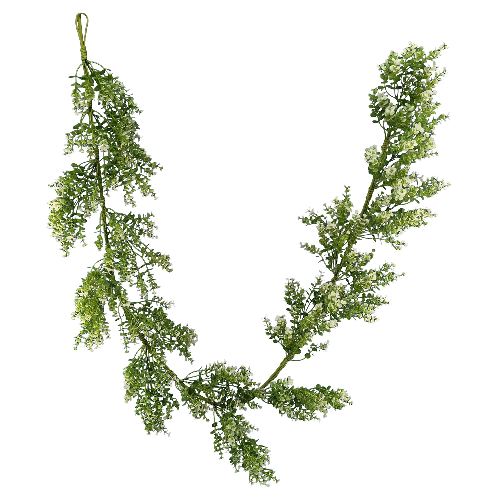 6ft. Green & Cream Eucalyptus Garland by Ashland®